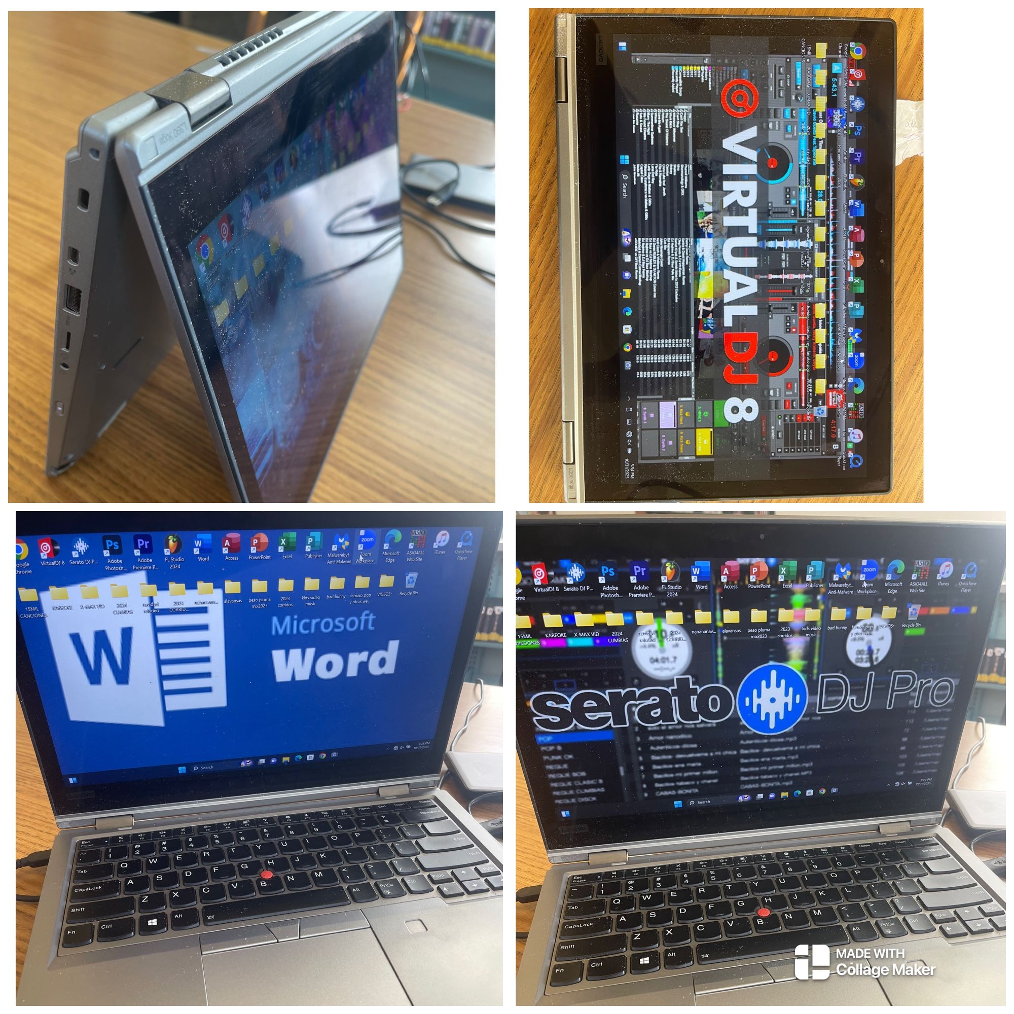 Touch screen 2023 Laptop y tableta    Ya Trae programas  y lapiz tactil  Icore 5  240ssd gb. 8 ram gb   incluidos  muy rapida Windows 11  con todo inc