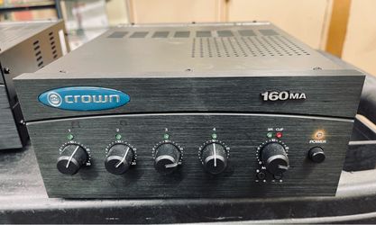Crown 160MA Four Channel 60 Watt Mixer Amplifier for Commercial Audio