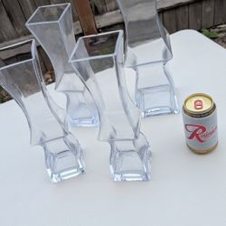 Set of 4 Vases ::: Tallest 16" high... Smaller 12" high - Wedding Setting