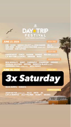DAYTRIP FESTIVAL SATURDAY TICKETS