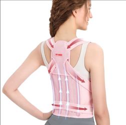 NEW Women's Full Back Posture Corrector - Adjustable Scoliosis & Humpback Support Brace