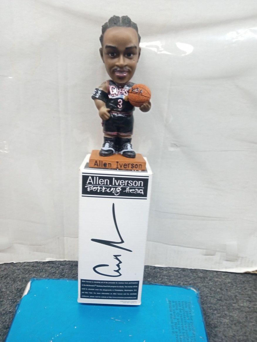 Alen Iverson Bobble Head Philadelphia 76ers Allstar NBA Jam Session 2002