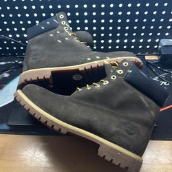 Brown timberland boots