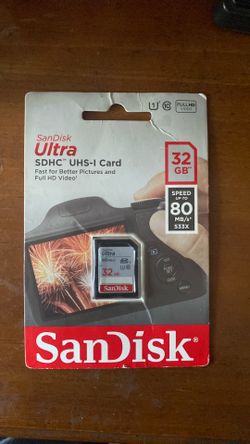 32 gb Storage for camera