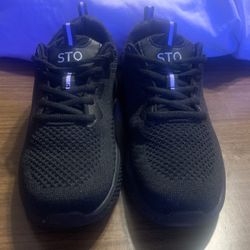 Sto Mens 9.5 Cloth Black Very Comfortable 