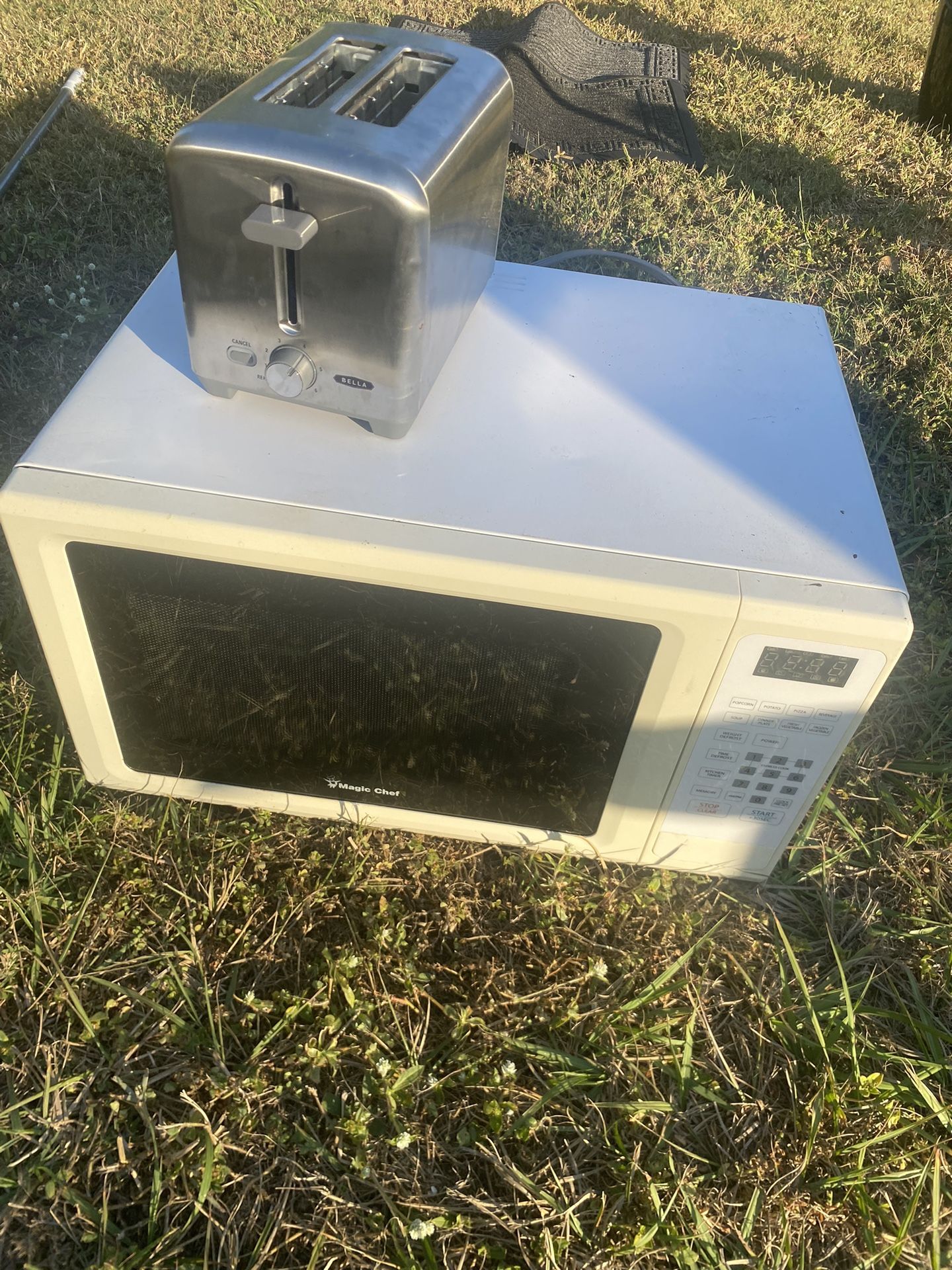 Microwave And Toaster