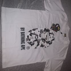 White Camo Bape T-shirt