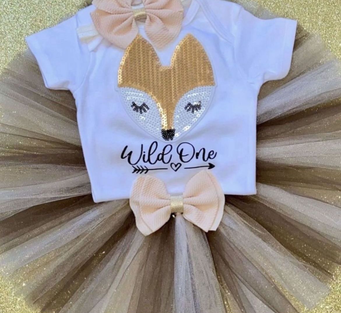 18 Months “Wild One” Fox 🦊 1st Birthday Outfit