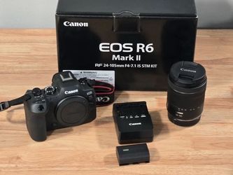 Canon EOS R6 Mark II Camera with RF 24-105mm f/4-7.1 IS STM Lens