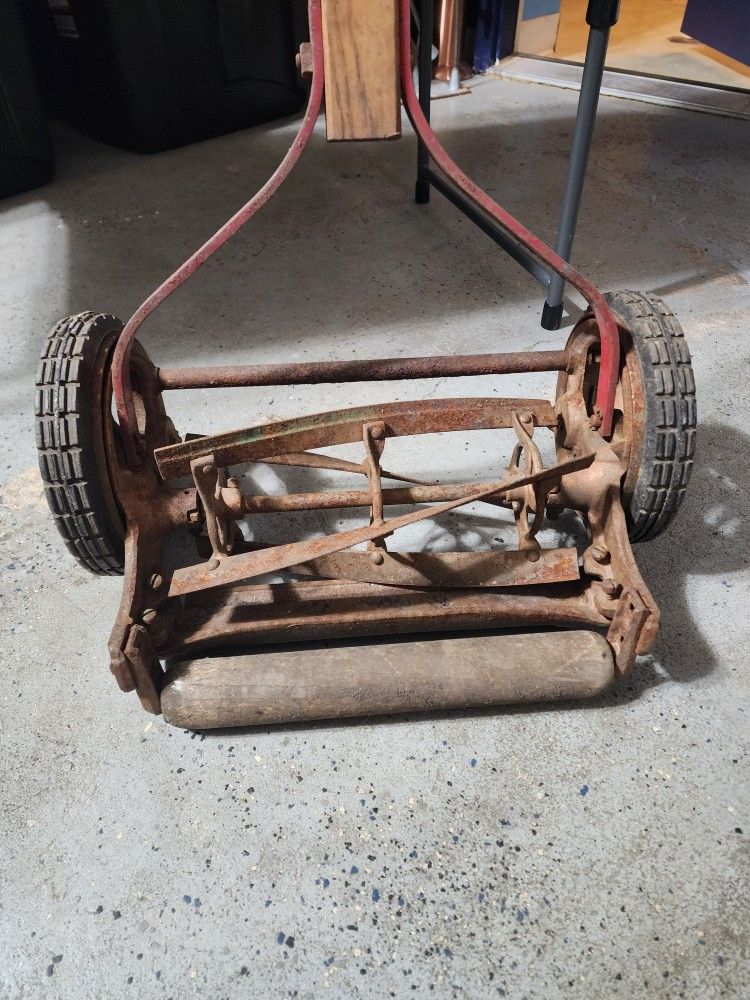 Vintage Push Reel Mower