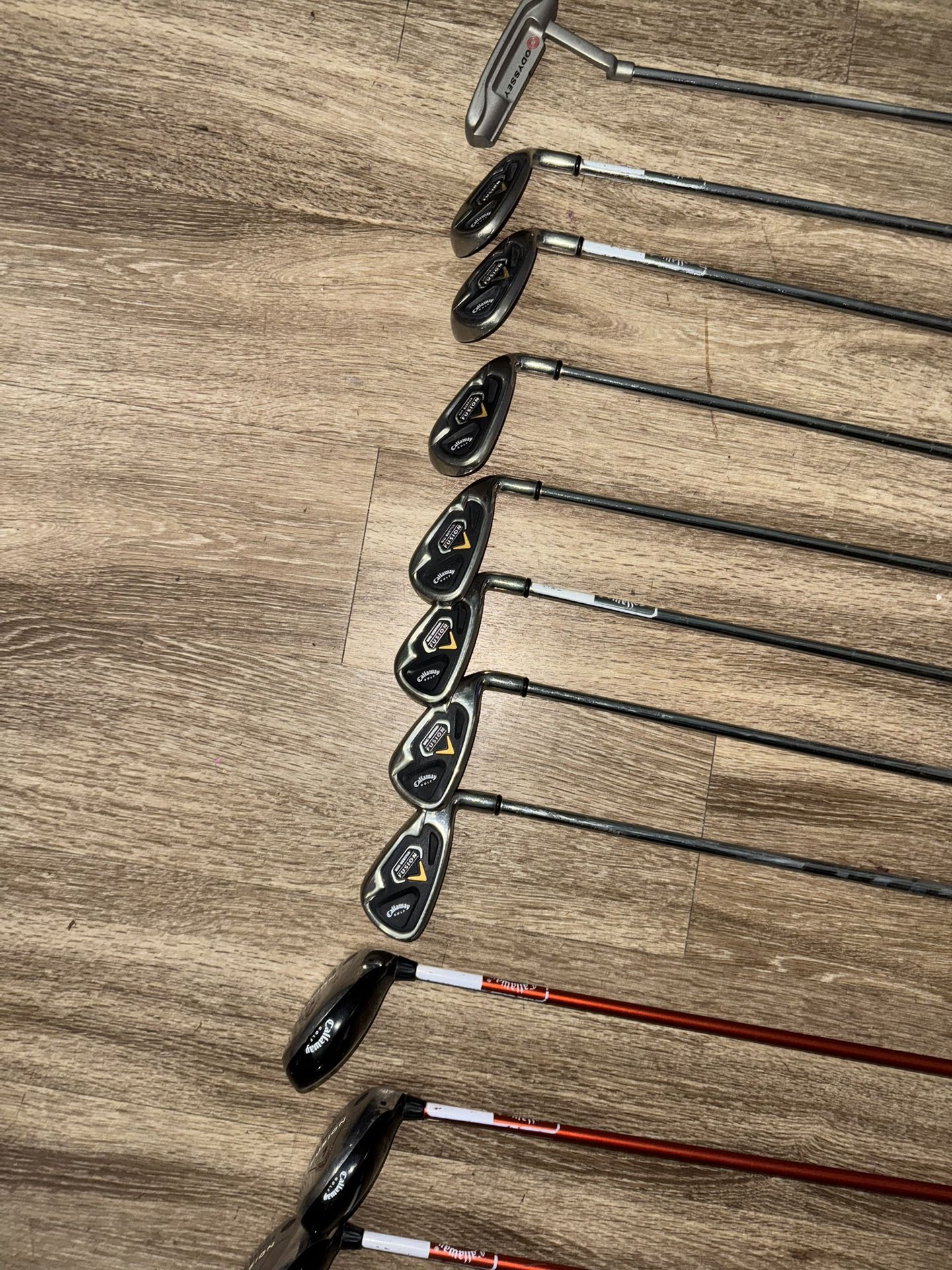 Taylormade big bertha fusion right handed golf clubs