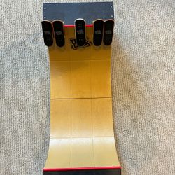 Tech Deck Half Pipe and Skate Boards