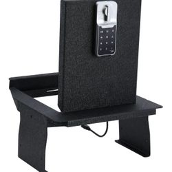 Center Console Safe Vault -KEREN Console Gun Safe Box Compatible with Ford F150 2021-2024, Electronic Number Lock