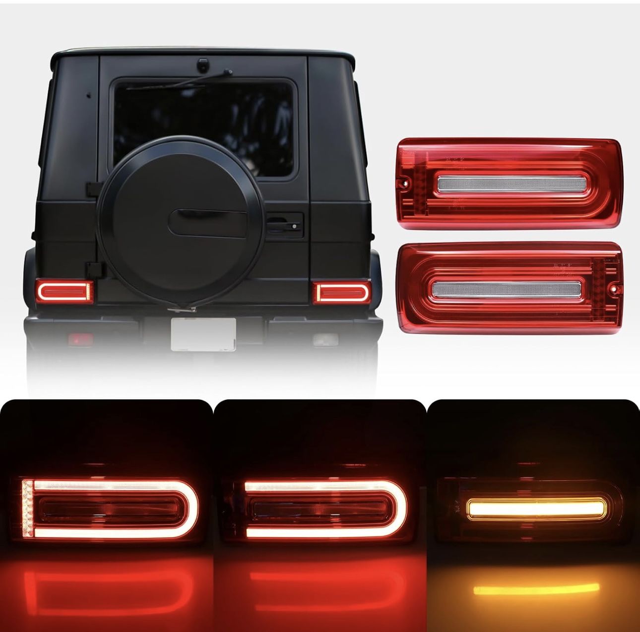 Rear Tail Light For Mercedes G-Class W463 G-Wagen 1(contact info removed)  For Mercedes G500 G550 G55 G63 AMG 1(contact info removed)