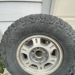 Chevy Gmc Spare Rim Y Tire Parts 6 Lug