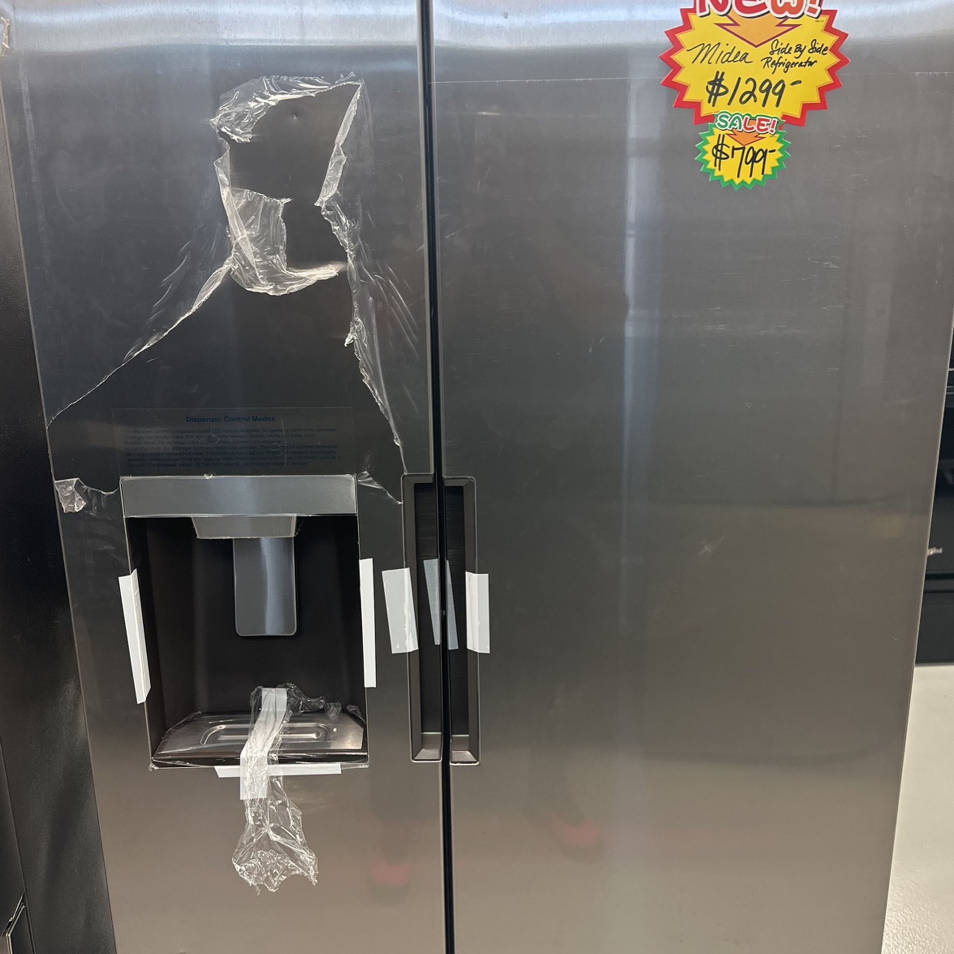 Brand New Midea Refrigerator Still In Plastic 