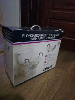 Drive elongated raised toilet seat
