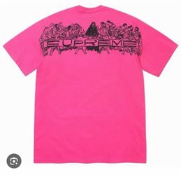 Supreme Last Supper Tee pink (Size Medium)