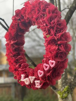 Valentine’s Day Home decor Wreath 20 Inch