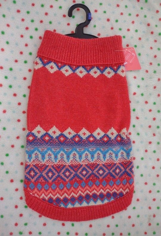 St John's Bark Quality Pet Apparel Dog Washable Vest/Sweater Medium Christmas Sw