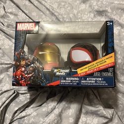 Marvel Helmet Vehicles, Iron Man and Miles Morales