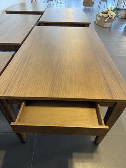 Wooden Dining Table/Desk With Drawer
