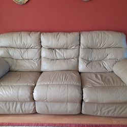 Recling Leather Couch