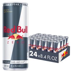 Red Bull Energy Drink, Zero, 8.4 Fl Oz (24 pack)