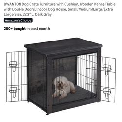 Wooden Dog Crate 