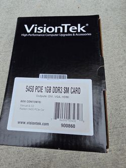 Visiontek PCIe Video card 5450 1GB DDR3