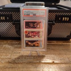 1980 Topps Scoring Leader Larry Bird Erving Johnson Rookie (RC) PSA 6 EX-MT!!