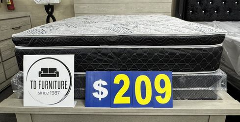 Twin Pillowtop Plush mattress + Box spring(Base)