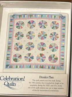 Dresden Ceramic Plate Celebration of American Quilts