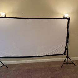 Projector Screen And Stand