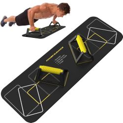 Push Up Pad, Home Workout Equipment Multi-Functional Push Up Bar, Portable Floor Chest Muscle Exercise Gym Equipment, Strength Training For Men And Wo