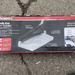 12in. Robert’s Tile Cutter