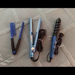 Hair straightener set