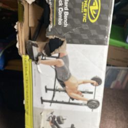 Weight Bench and weights