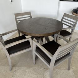 Office Conference Table and Four Chairs