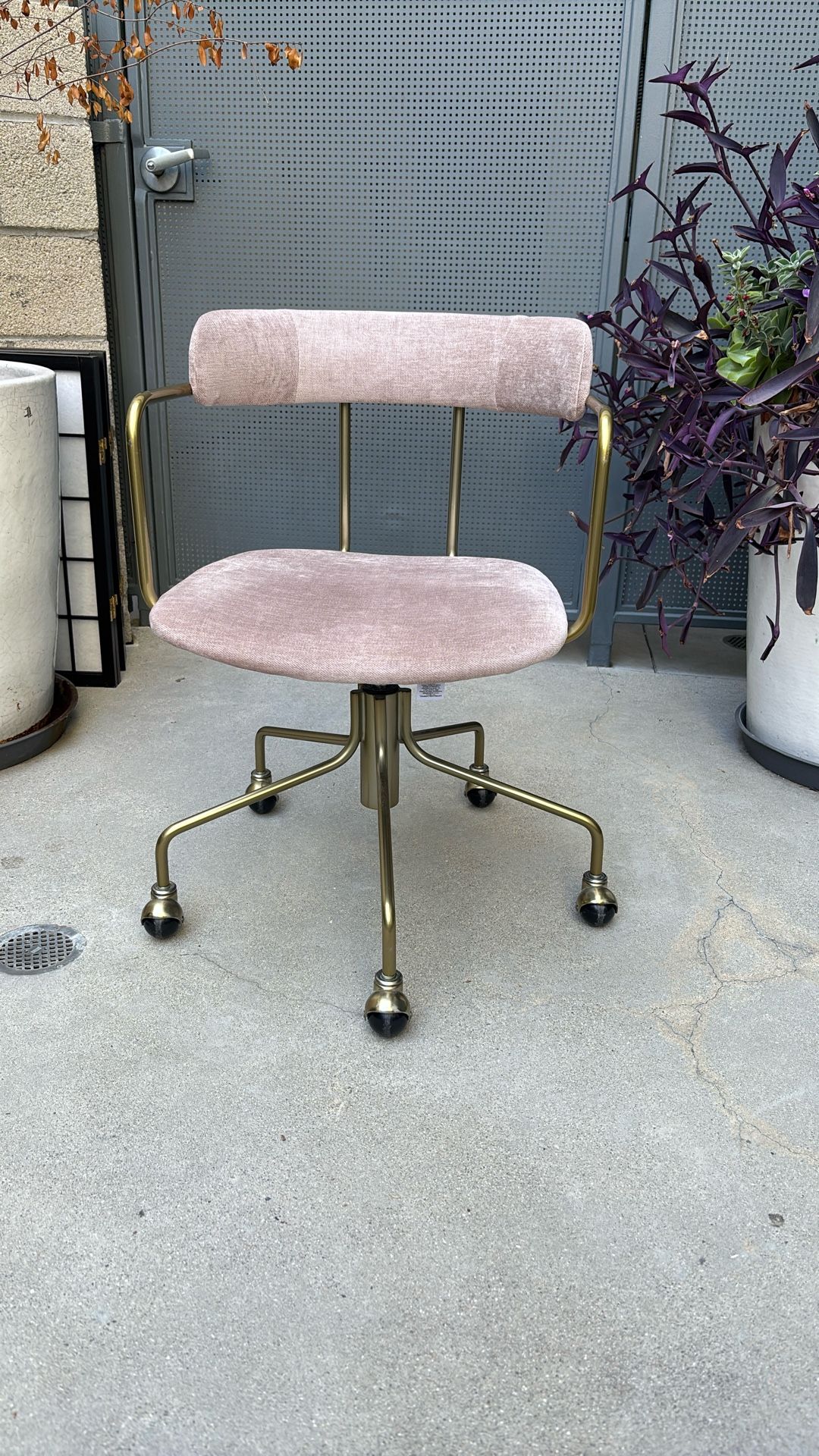 West Elm Lennox Swivel Adjustable Office Chair