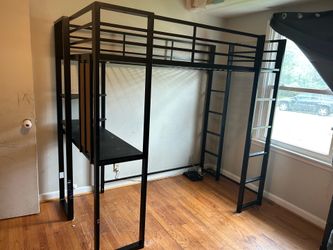 Twin Metal Loft Bed Frames w/Desk (Take 1 or all 3)
