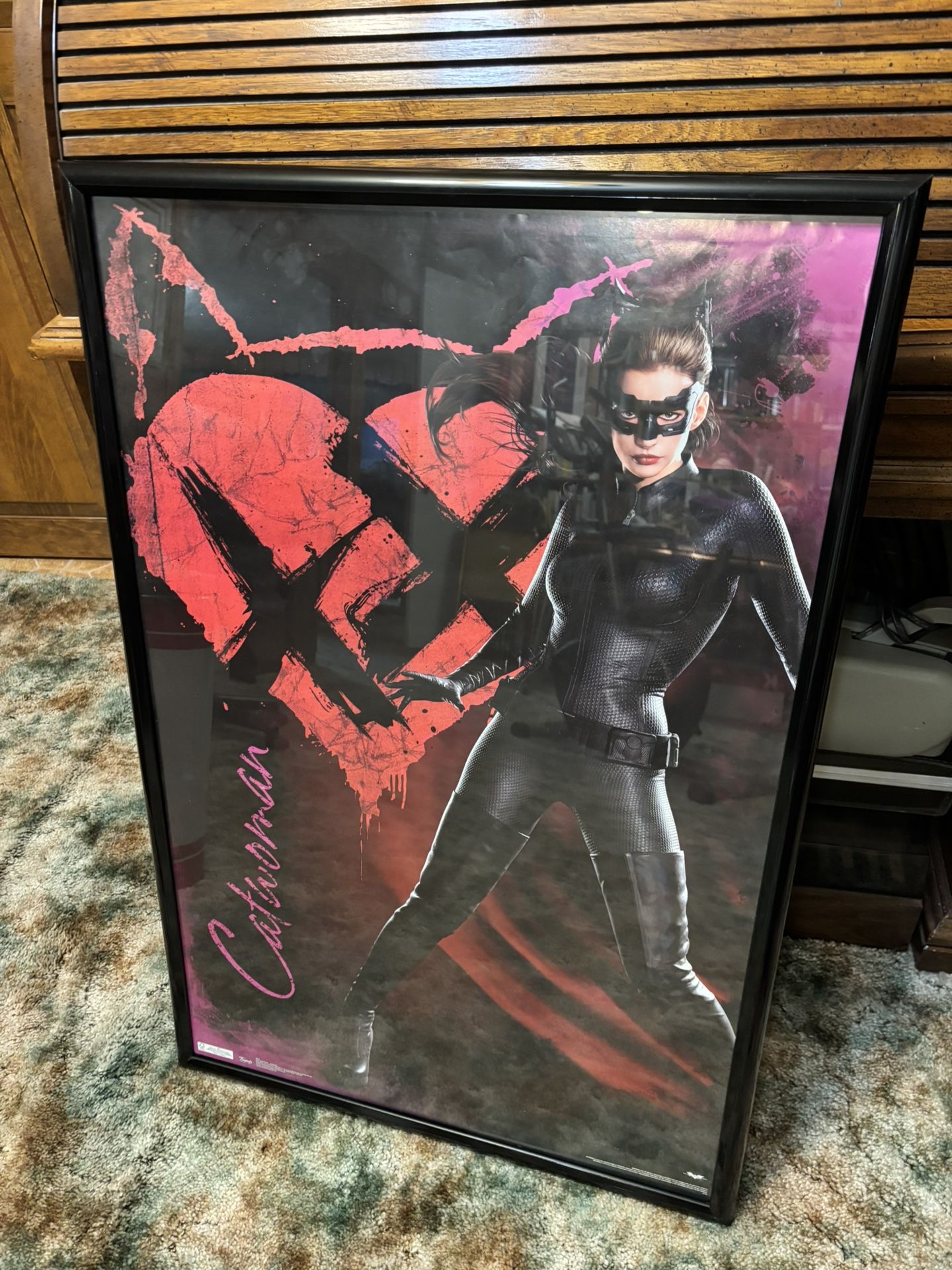 Framed poster 24x36 Catwoman Christopher Nolan’s The Dark Knight Rises  2012