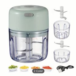 Rechargeable Mini Chopper 8.45 0z Capacity, New