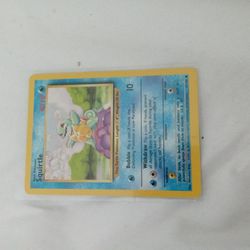 Pokemon Original Card Squirtle