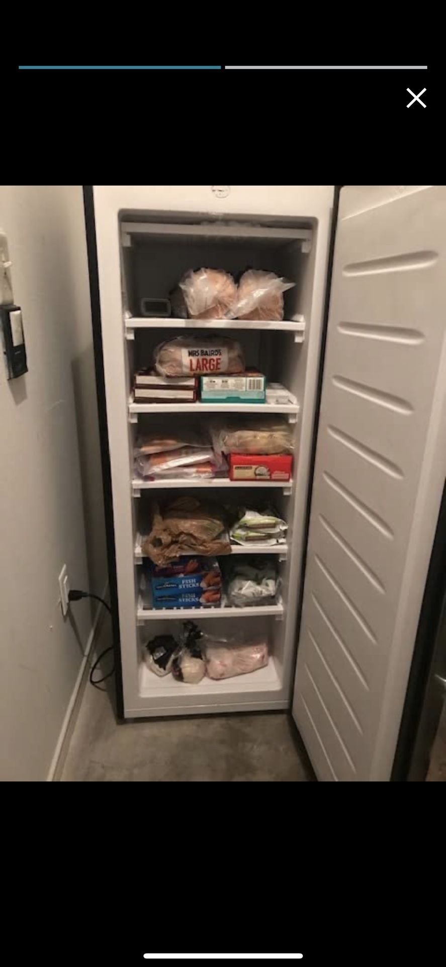 Frigidaire Upright Freezer 6.5 cu ft. Silver for Sale in Las Vegas, NV