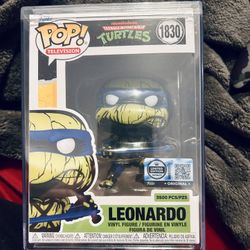 TMNT TEENAGE MUTANT NINJA TURTLES LEONARDO 3500 PIECES FUNKO POP GRAIL LIMITED EDITION