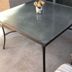  Table  Thick Glass Heavy Duty 