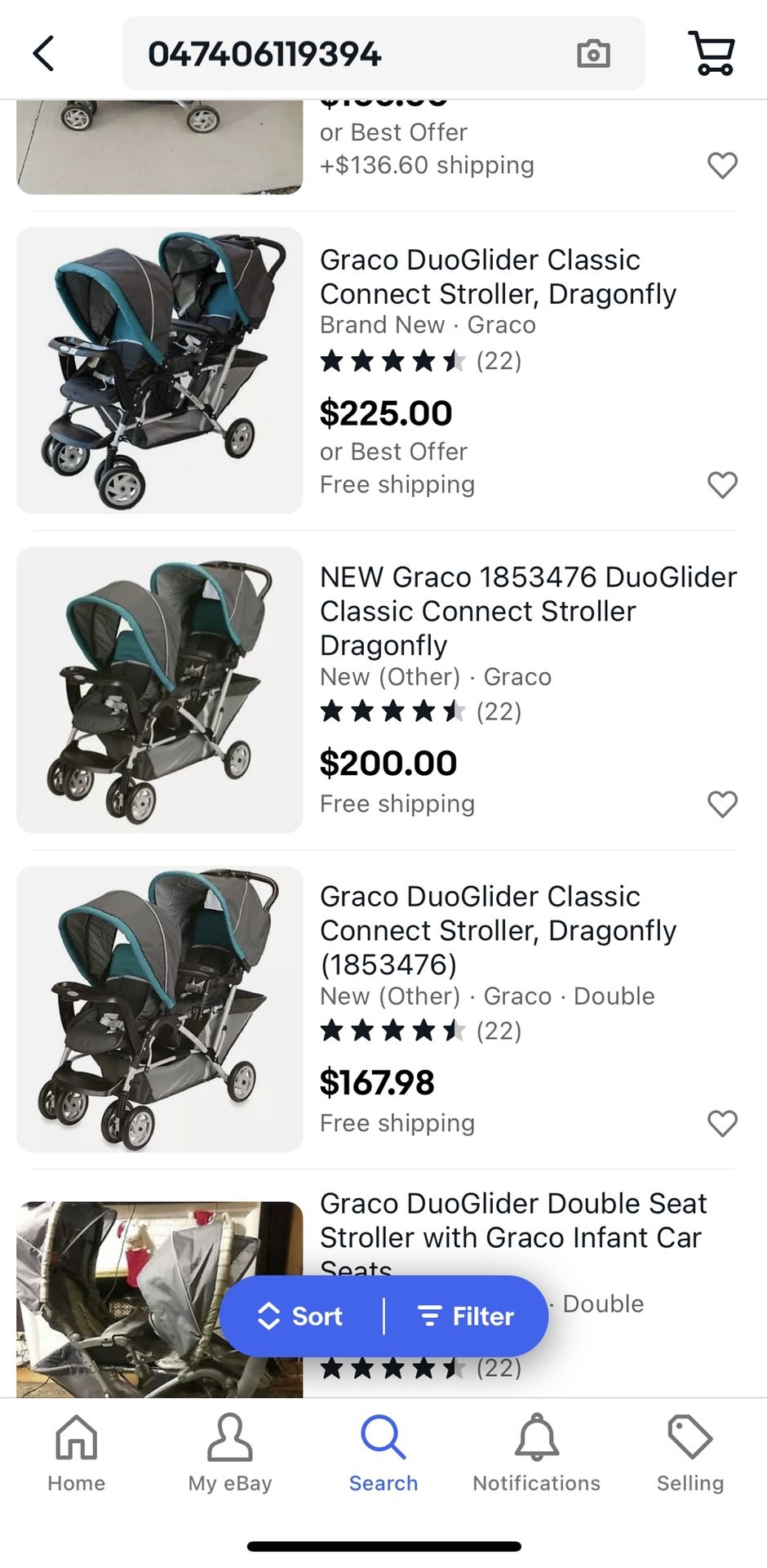 Bravo Duoglider Stroller