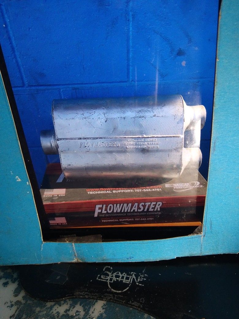 FLOWMASTER PERFORMANCE MUFFLER INSTALLED INCLUDES ELMOFLES
