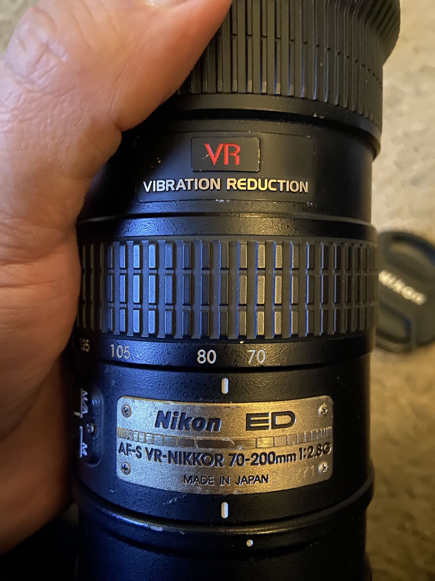 Nikon AF-S VR Zoom-NIKKOR 70-200mm f/2.8G IF-ED